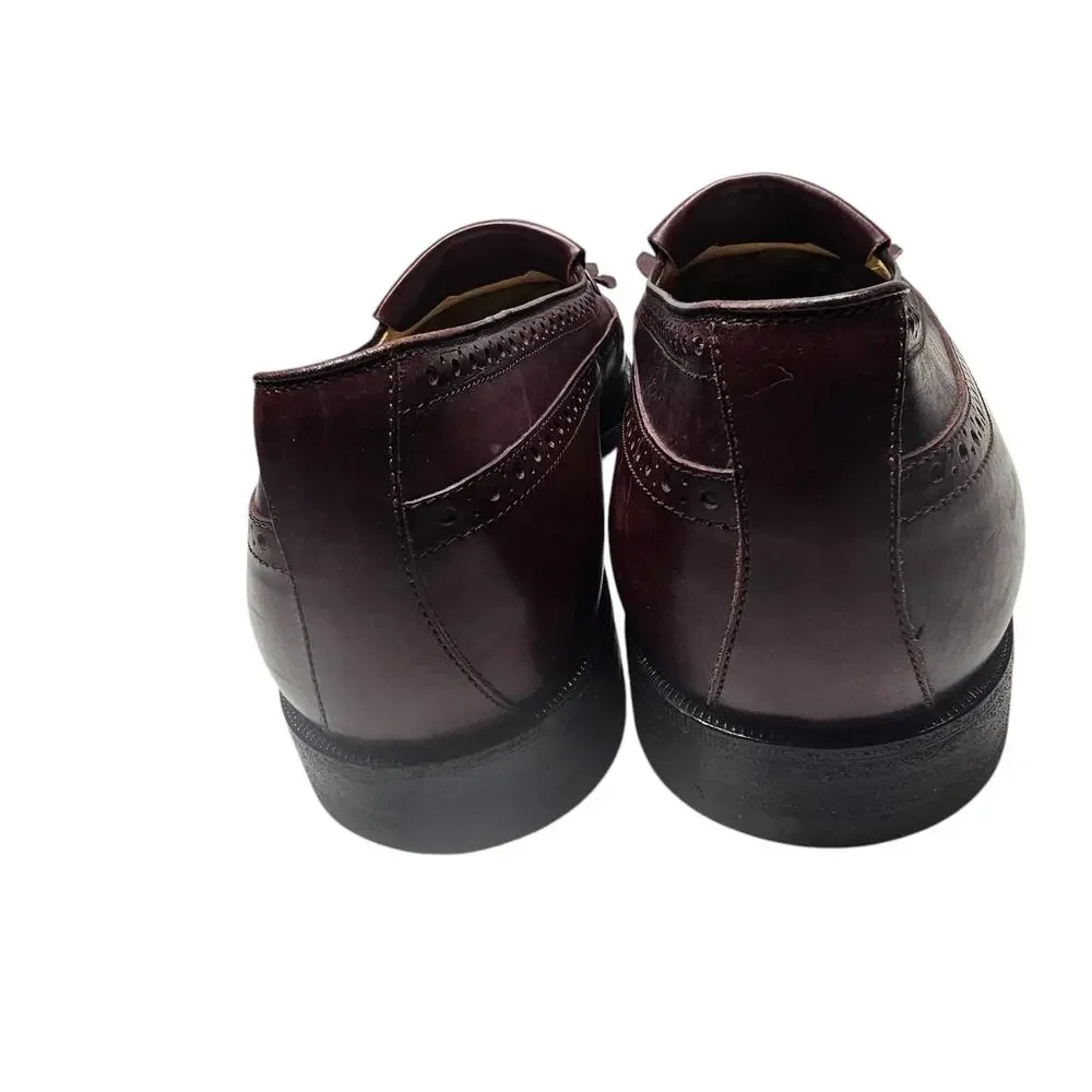 Rockport VTG Full Brogue Wing Tassel Loafers with Fringe Men's Size 11